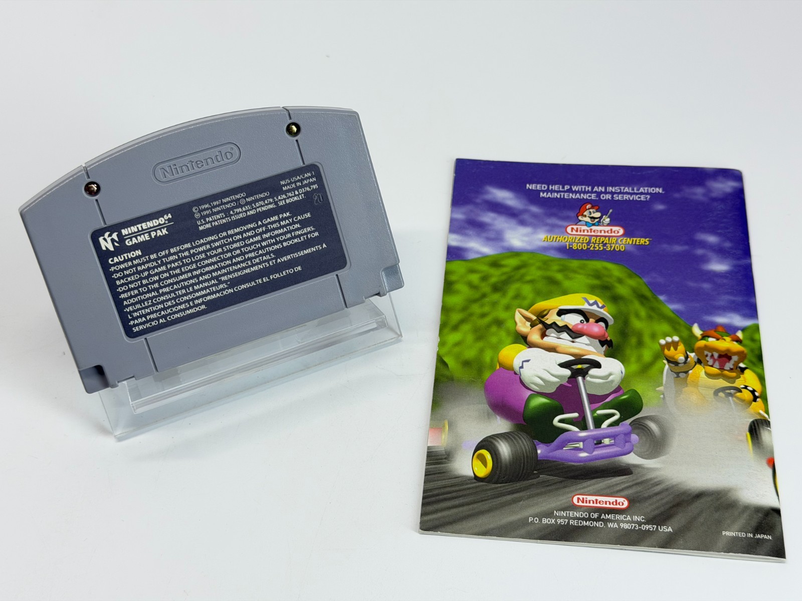 Mario Kart w/Booklet (Nintendo 64 N64) Authentic *TESTED* MILLION SELLER