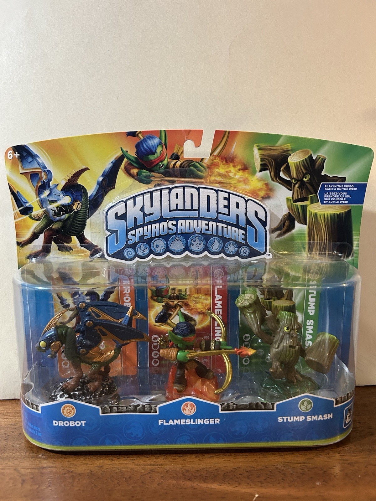 Skylanders Spyro’s Adventure Sealed 3-Pack Drobot Flameslinger 2011 – BRAND NEW