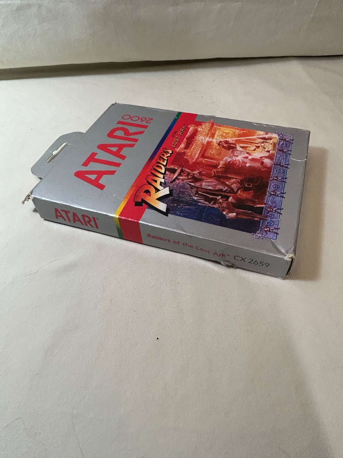 Raiders of the lost ark (Atari 2600, 1982) Game Cartridge (UNTESTED)