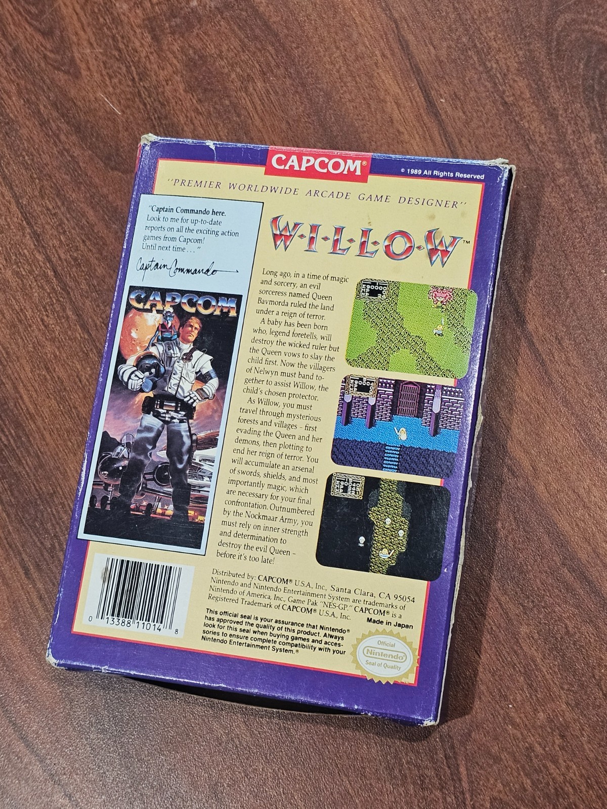 Willow (Nintendo Entertainment System, 1989) NES w/ Manual + Box