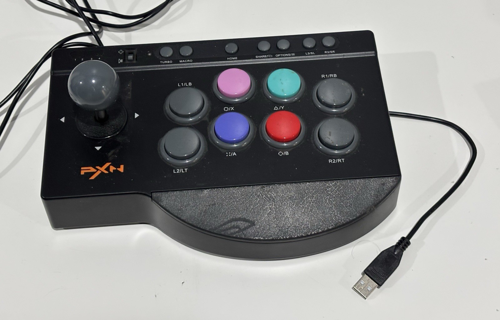 PXN [PXN-0082] USB Arcade Fight Stick for Android Switch Xbox One PS4 Windows