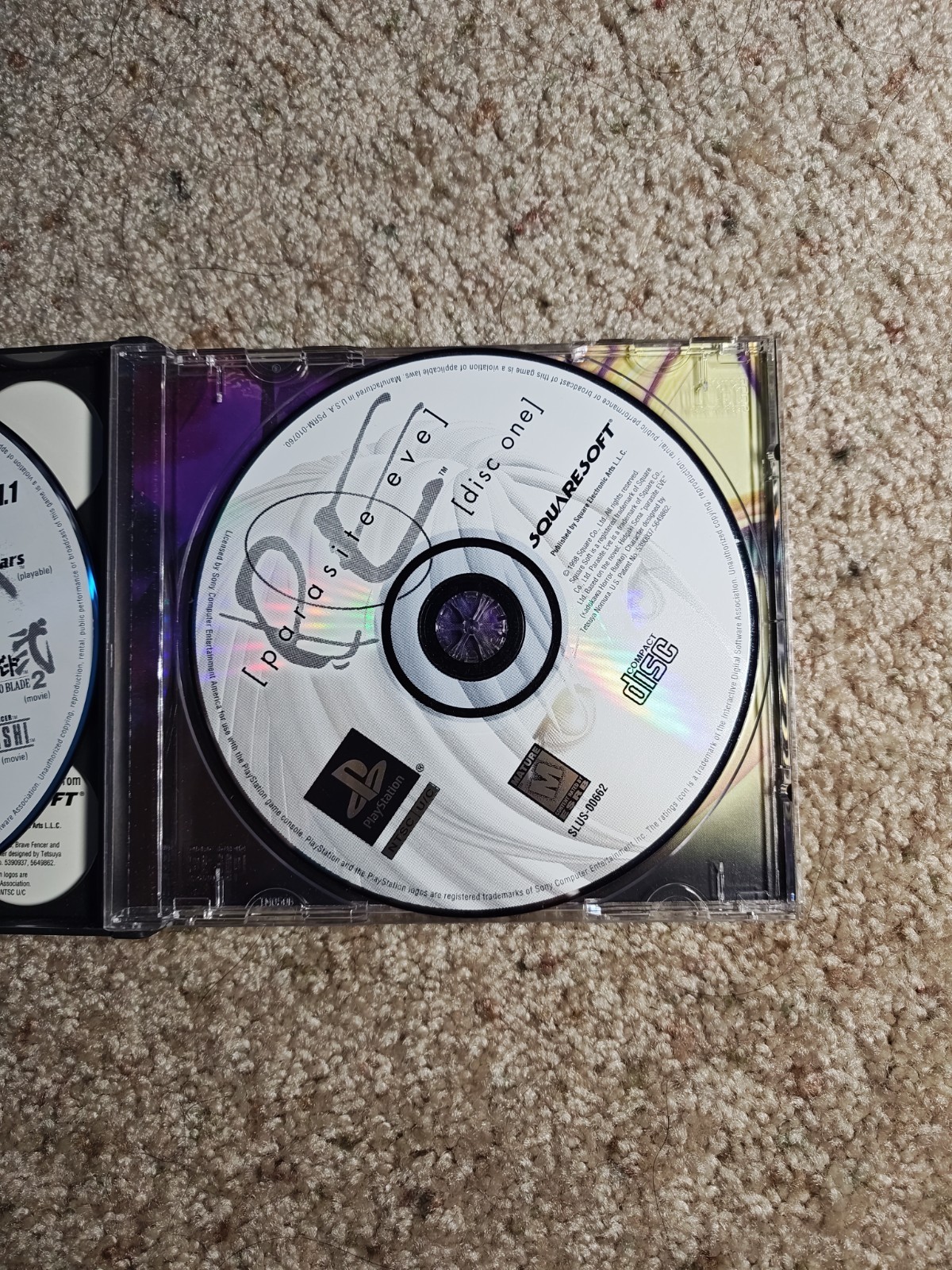 Parasite Eve (Sony PlayStation 1, 1998) Complete