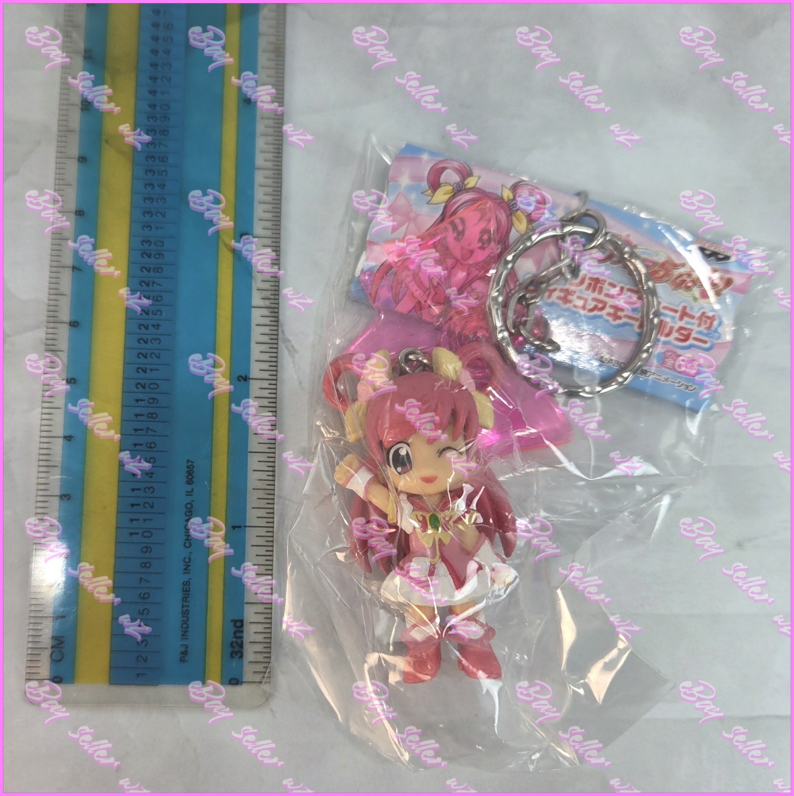 Cure Dream Ribbon Plate Figure Keychain Strap Pretty Cure Yes Precure 5 Go Go
