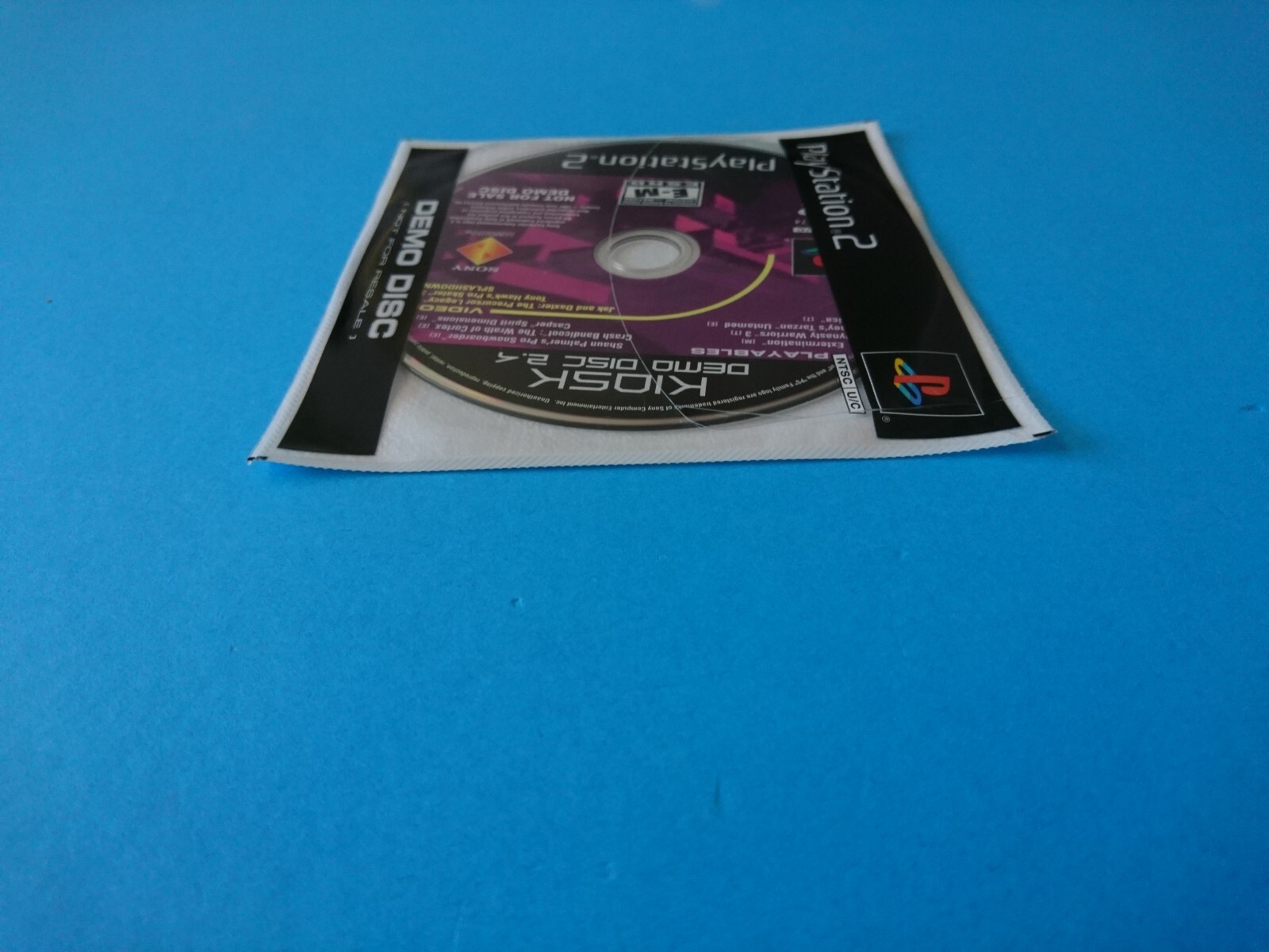 Playstation 2 KIOSK DEMO DISC 2.4 “BRAND NEW & SEALED IN ORIGINAL SLEEVE ” PS2
