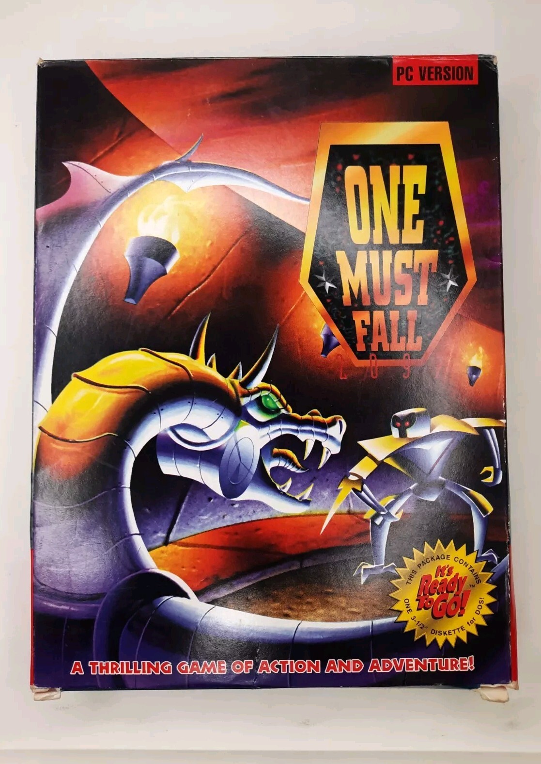 One Must Fall 2097 Big Box PC Game in Original Box 3.5″ Floppy Disc IBM Tandy