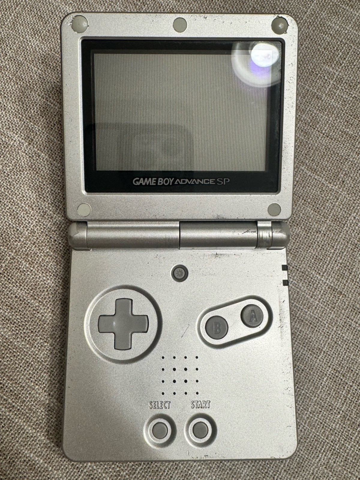 Game Boy Advance SP AGS-001 No Charger – With Game MEGAMAN BATTLE NETWORK 3 BLUE