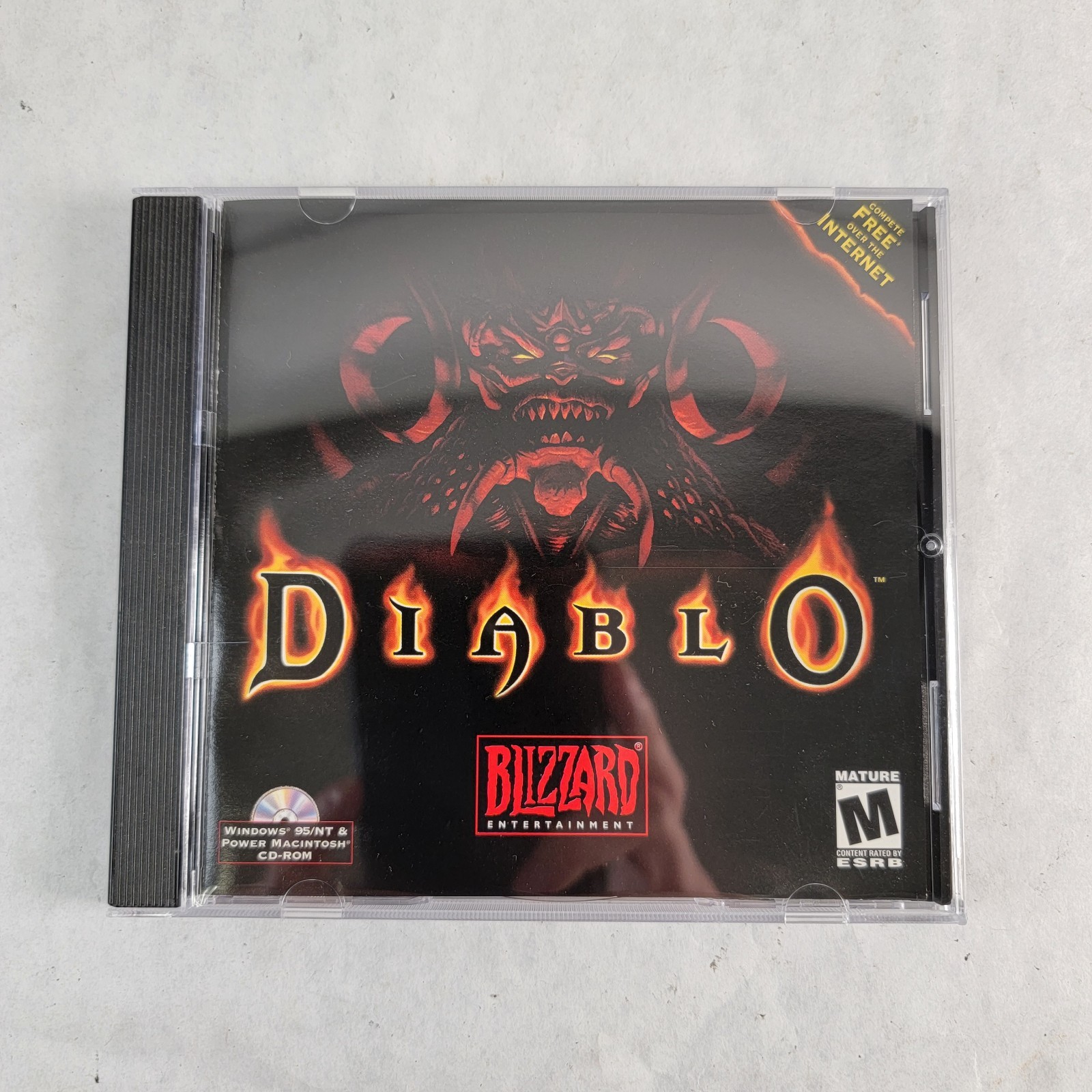 Diablo 1 PC CD-ROM 1998 Blizzard Entertainment Complete Windows 95 Mac
