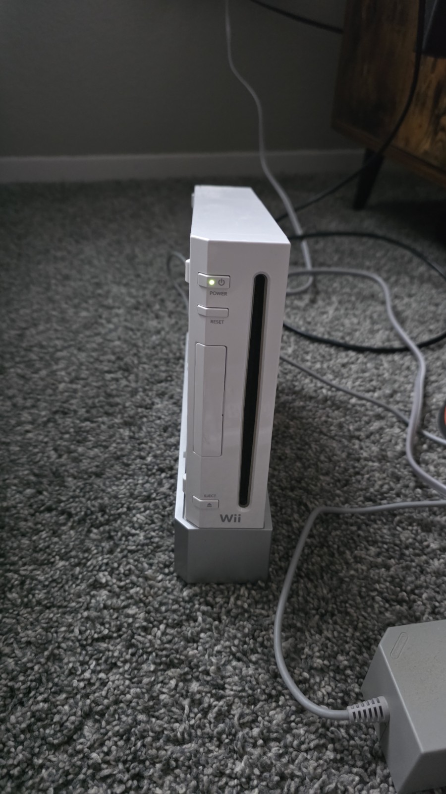 Nintendo Wii RVL-001 512MB White Bundle Controller Cords Nunchuck Tested Works