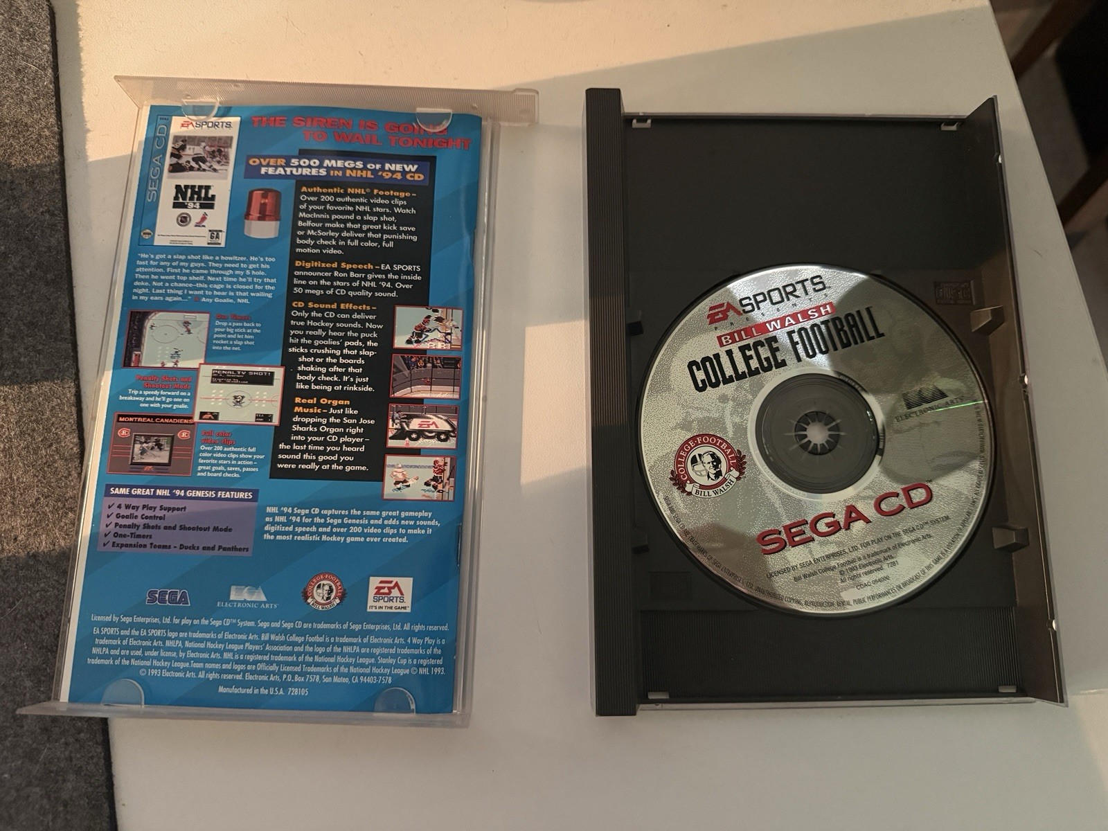 Sega CD Sports Game Bundle – Lot of 8 – CIB