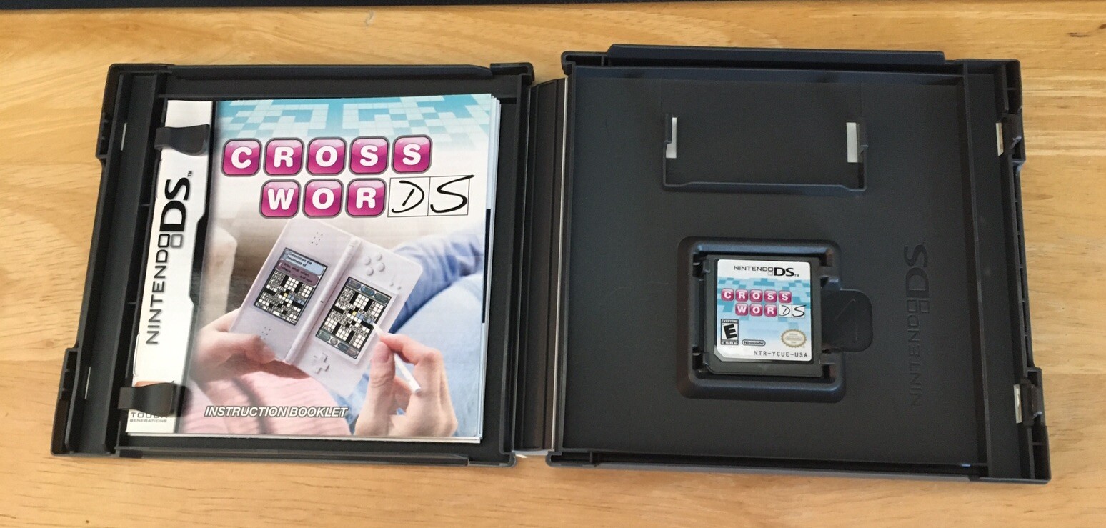 Crosswords DS (Nintendo DS, 2008) Complete CIB
