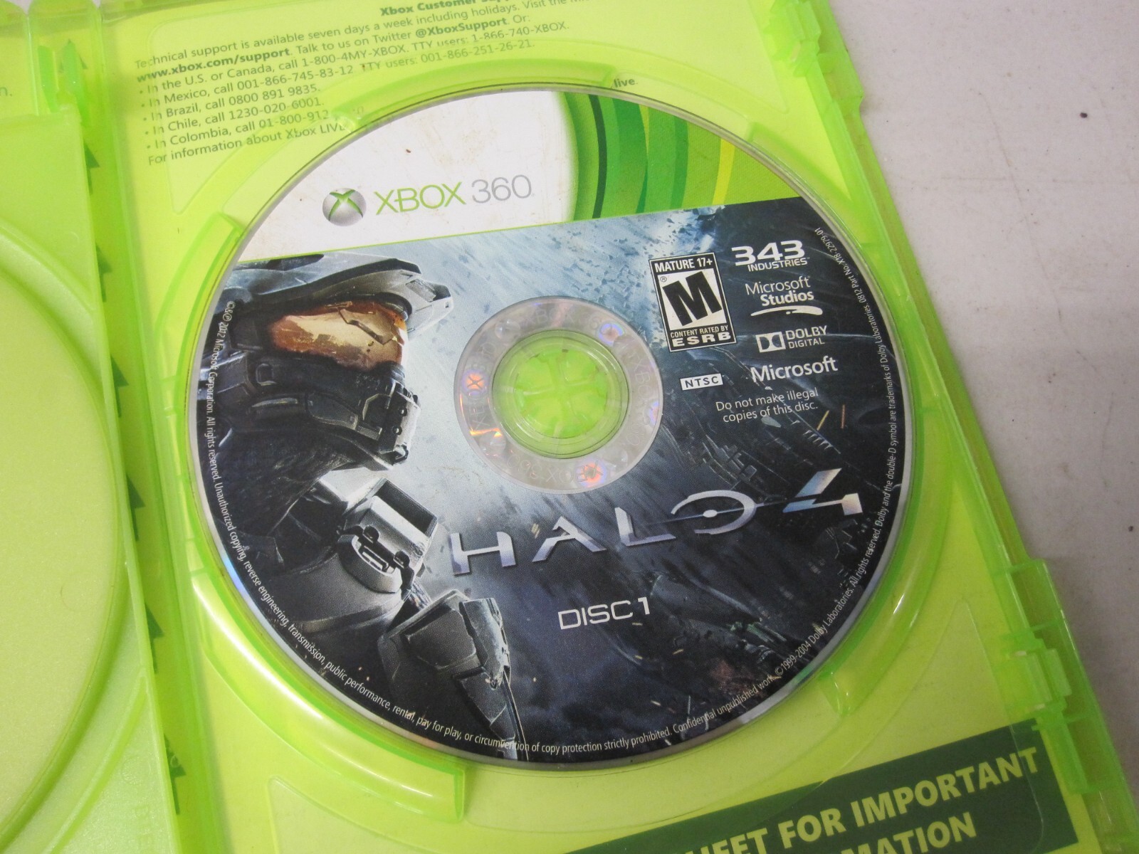 Halo 4 Microsoft Xbox 360 Studios 343 Industries M-Mature Video Game
