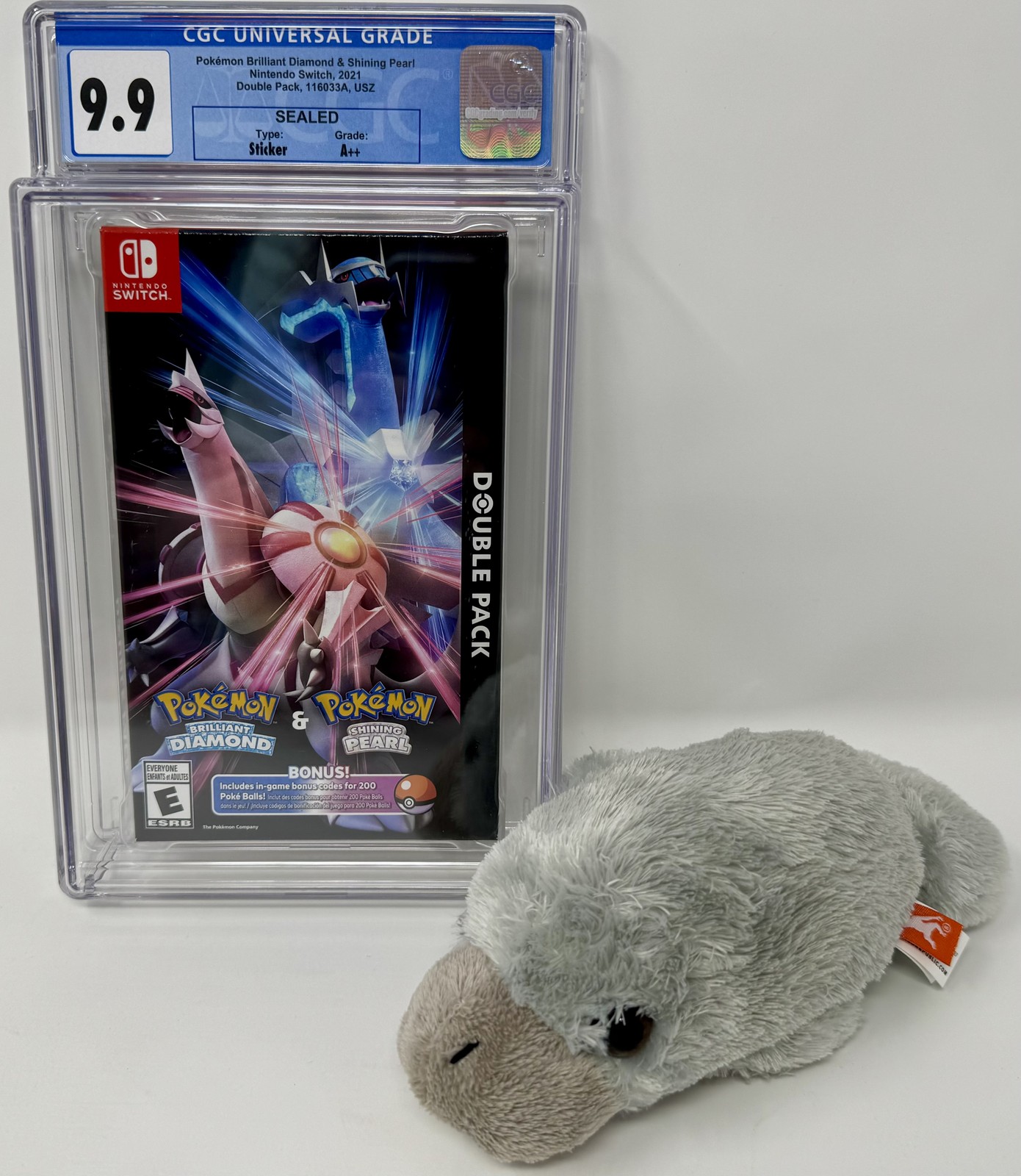 CGC Graded Pokemon Double Pack Diamond + Pearl NEW Switch (1016276008, 9.9 A++)
