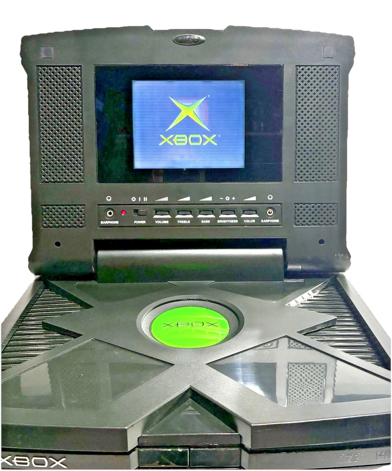 Intec Color Game Screen LCD Original Microsoft Xbox with AV Cord Tested