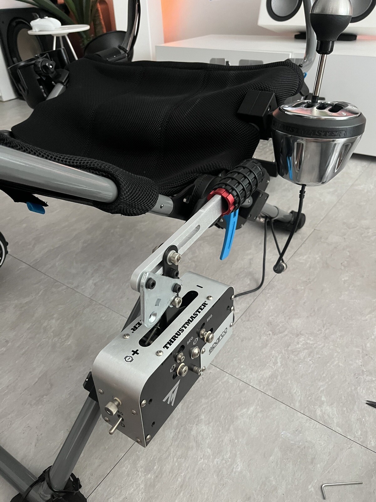 Playseat Challenge X Logitech G Edition THRUSTMASTER TSS Handbrake Clamps Mount