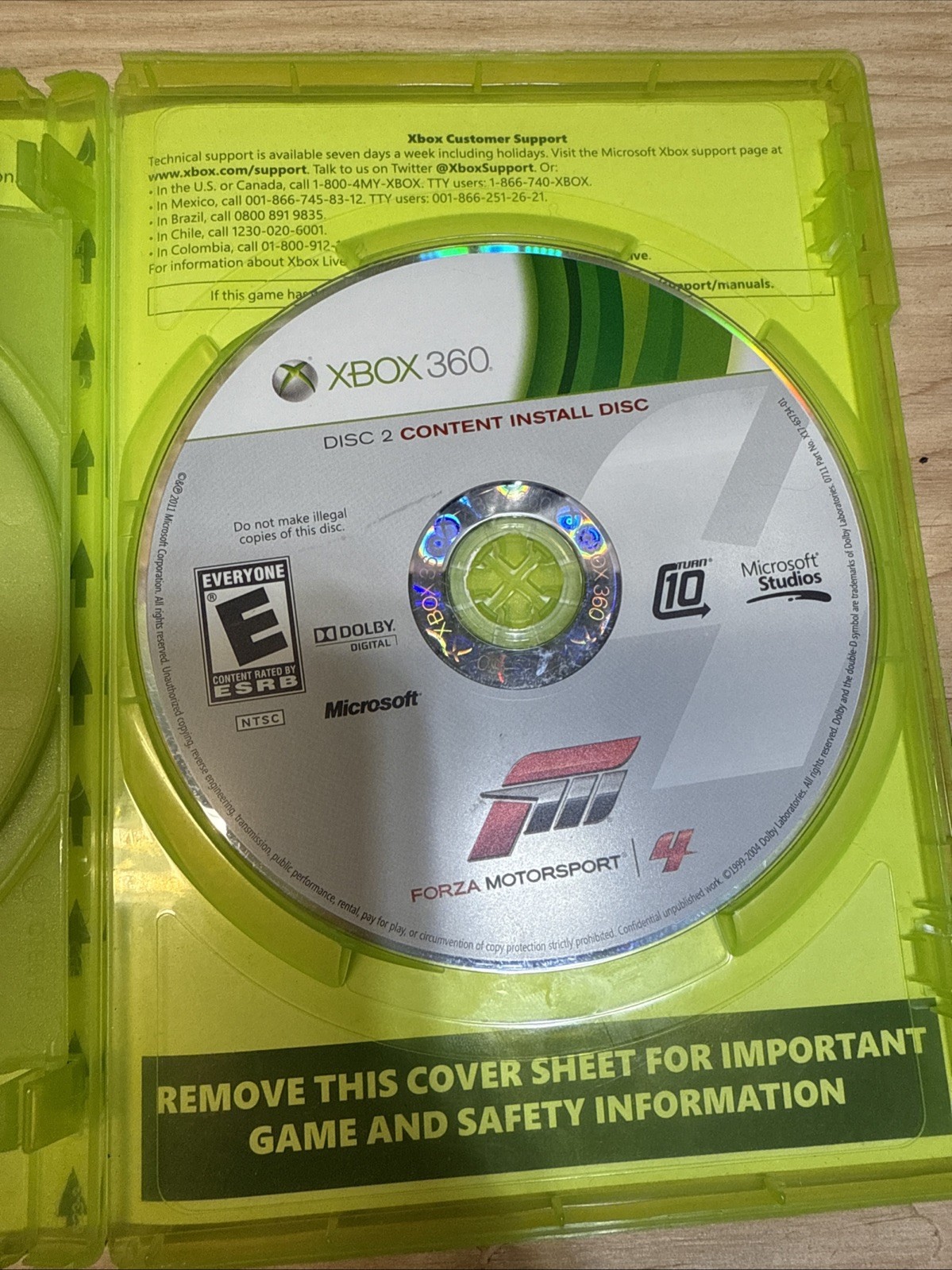 Forza Motorsport 4 (Microsoft Xbox 360, 2011) CIB. Verified Working – Fast Ship!