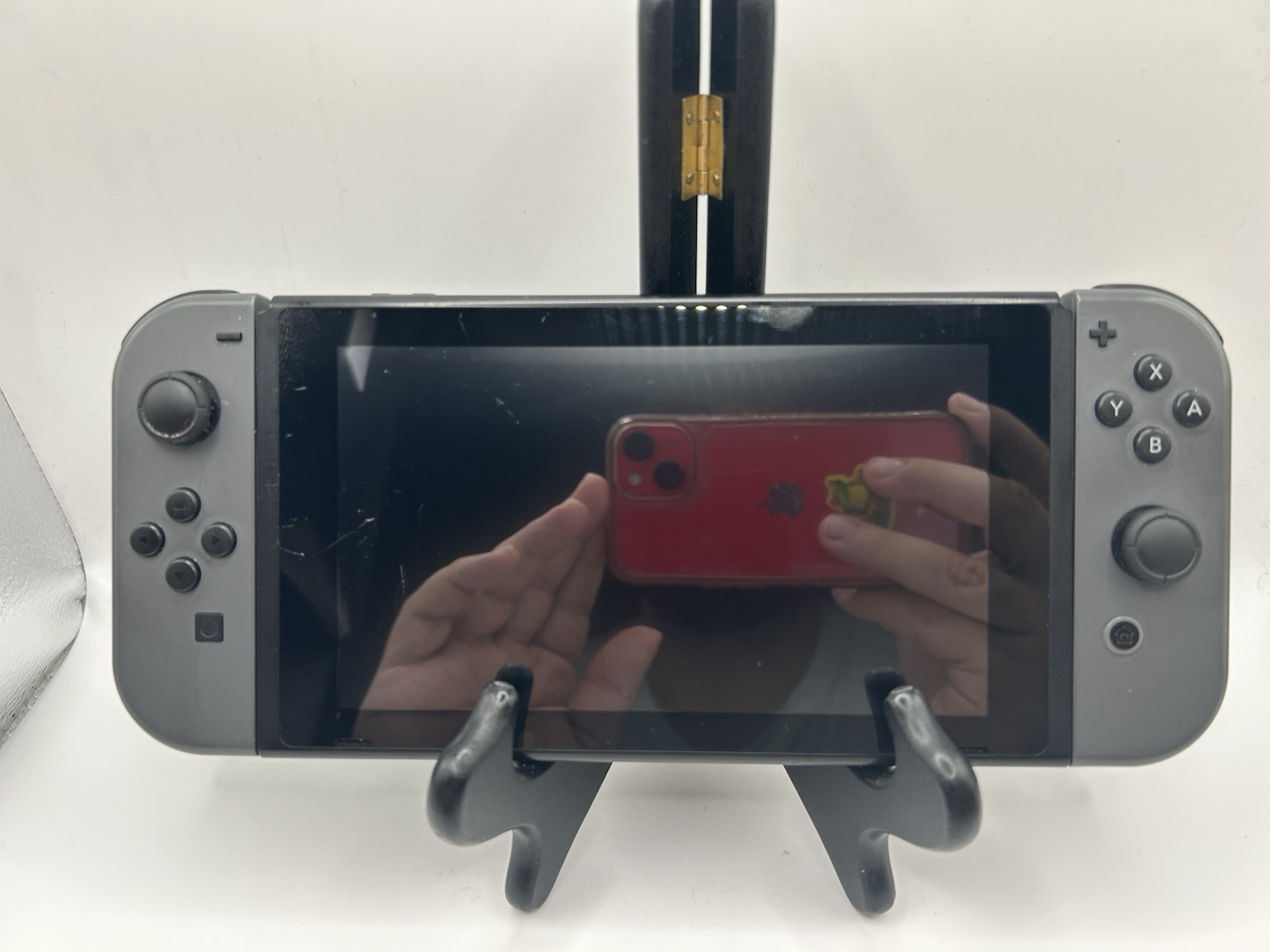 Nintendo Switch v1 Console Gaming System Only HAC-001 Gray Tested