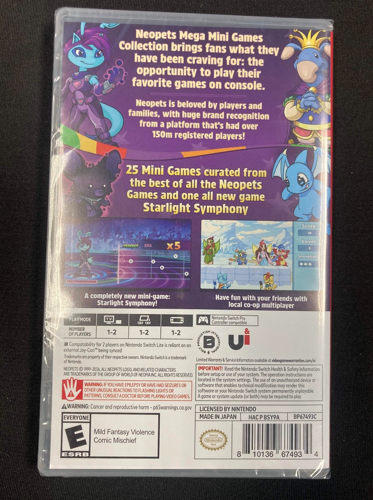 Neopets: Mega Mini Games Collection – Nintendo Switch – New, Sealed, ESRB 2026