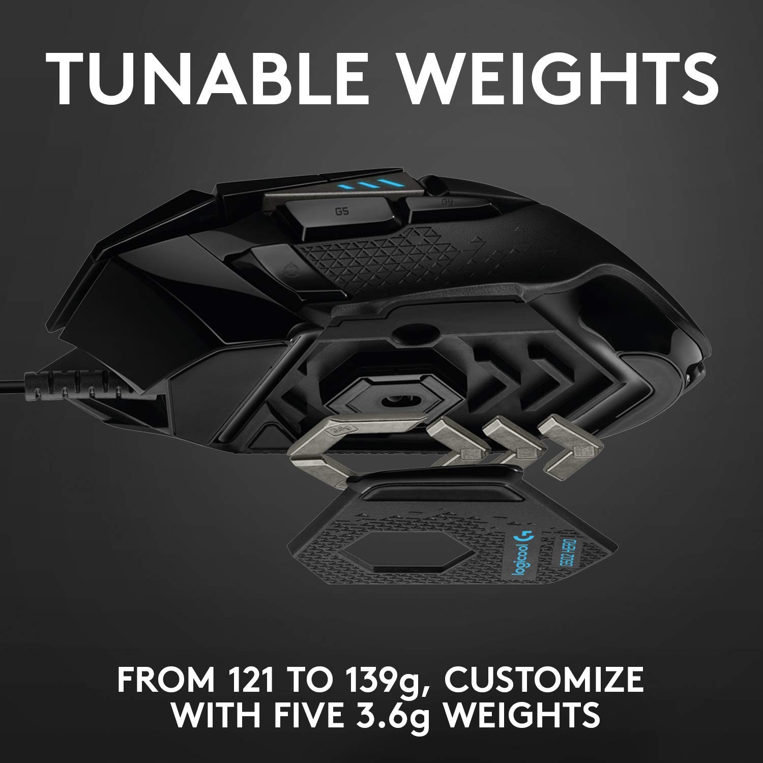 Logitech G502 Hero High Performance Wired Gaming Mouse Hero 25K Sensor 25600