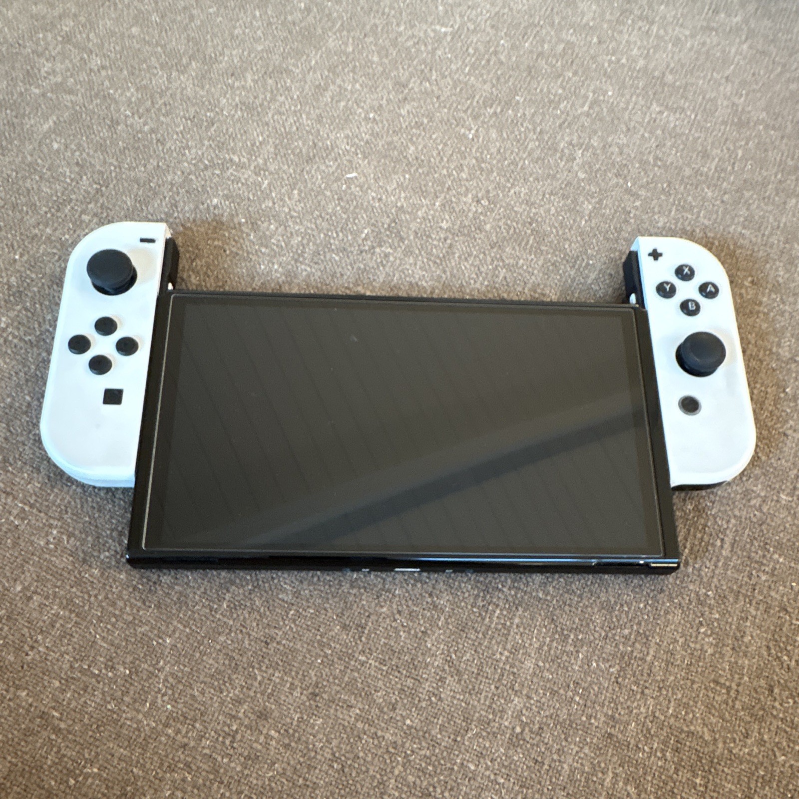 Nintendo Switch OLED Model Handheld System Console White Joy-Con USB-C With Case