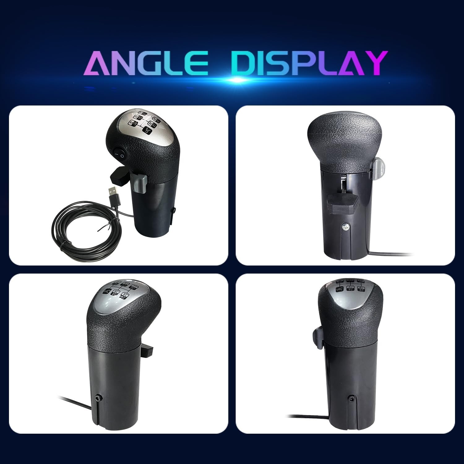 USB Truck Simulator Shifter Knob for ATS & ETS2 compatibled with Logitech G25 G2