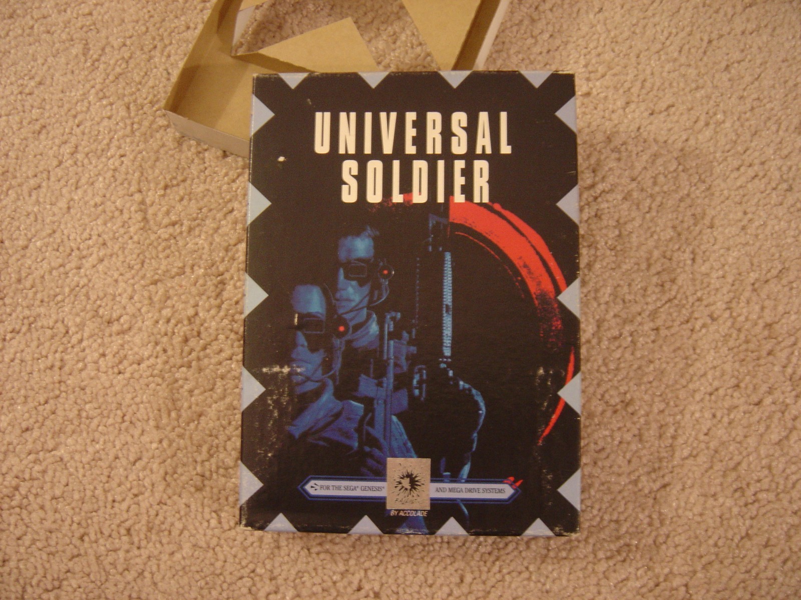 Sega Genesis Universal Soldier, 100% CIB Game, Untested