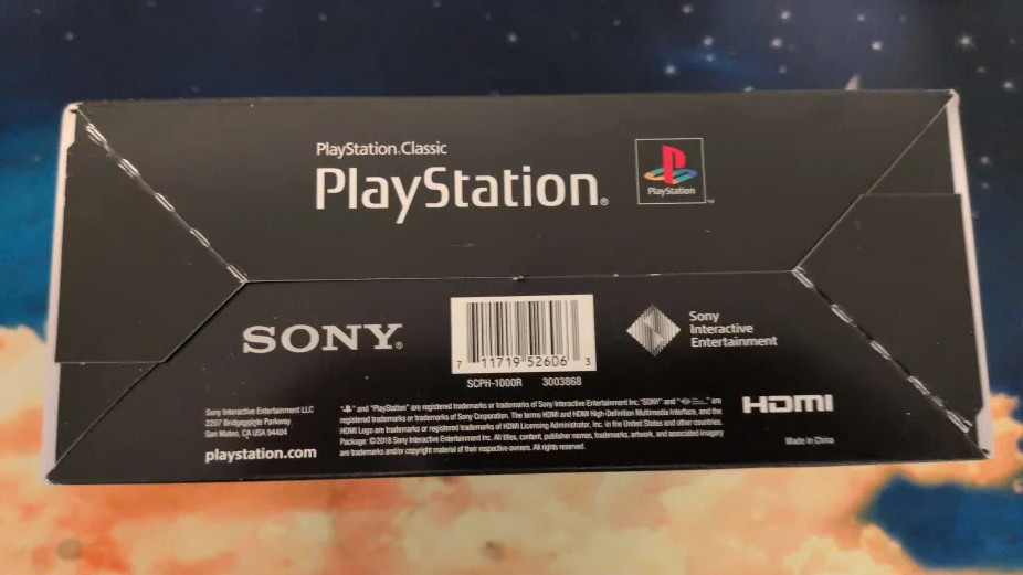 NEW Sealed Sony PlayStation Classic PSX Mini Retro Game Console – Gray (3003868)