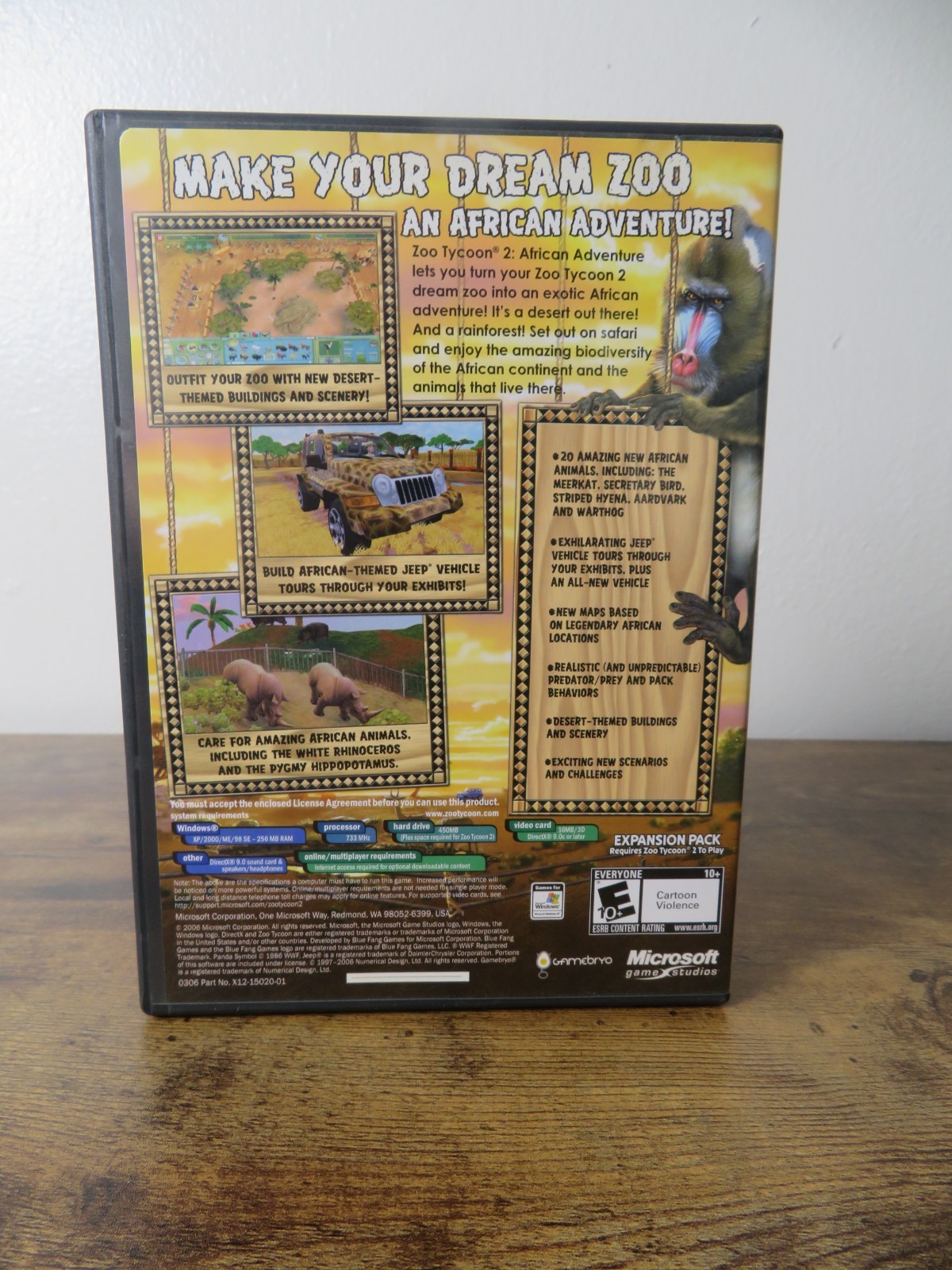 Microsoft Zoo Tycoon 2: African Adventure Expansion Pack – (PC Game)