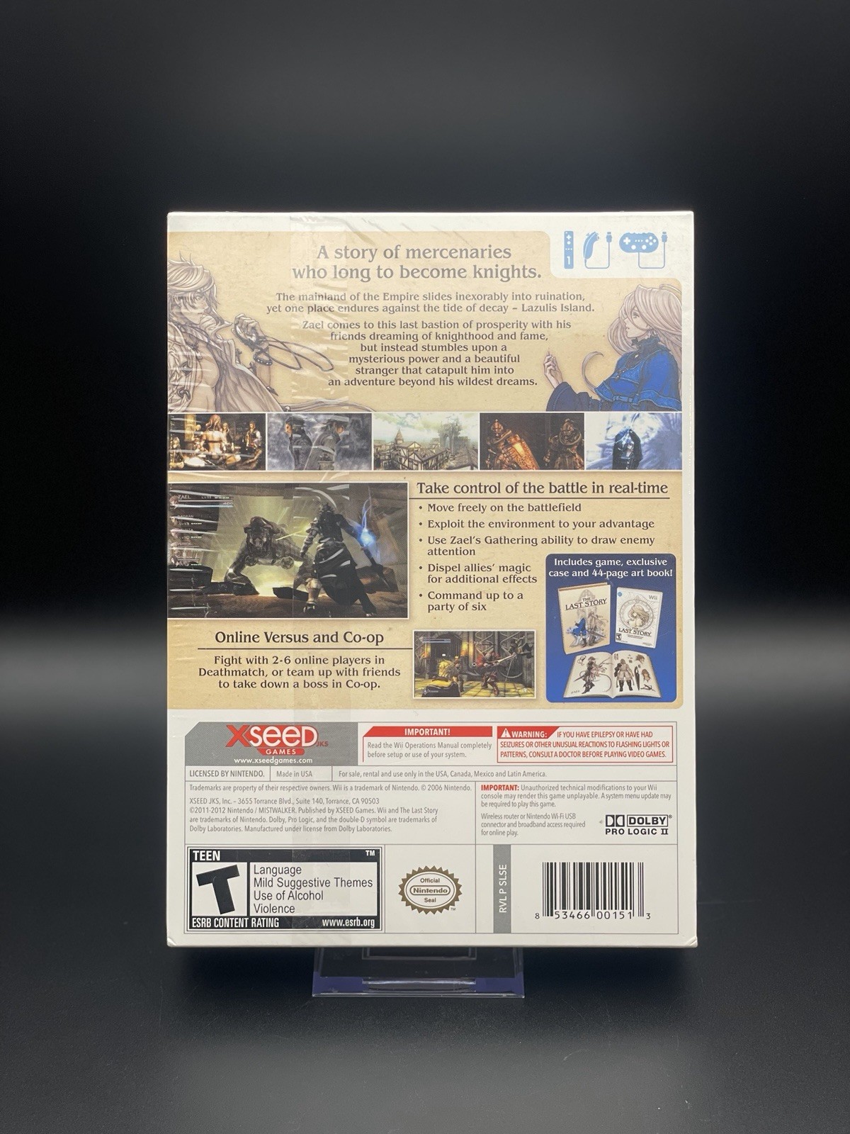 The Last Story Wii Limited Edition Brand New Sealed, RARE – FAST SHIPPING!