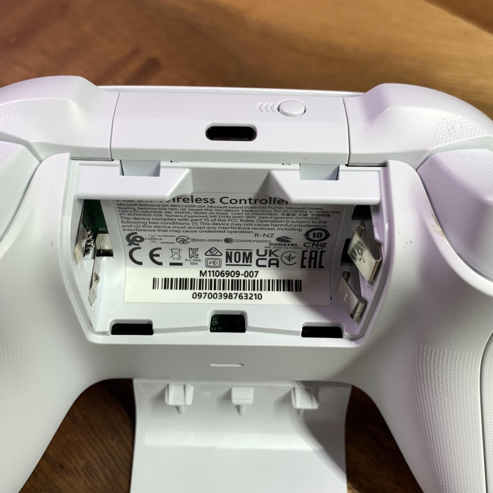 Microsoft Xbox Wireless Controller White Series X|S One PC Bluetooth USB-Cb1914
