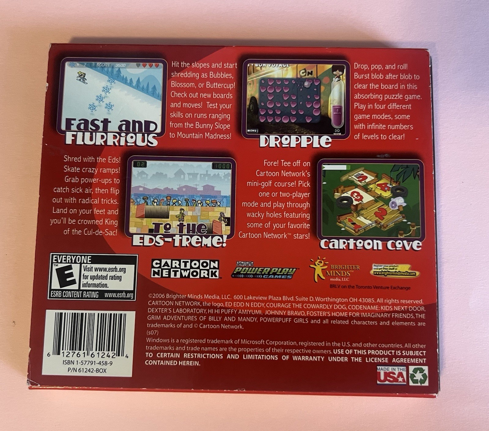 Cartoon Network All-Stars PC Game Brighter Minds Media E Rated Manual Included