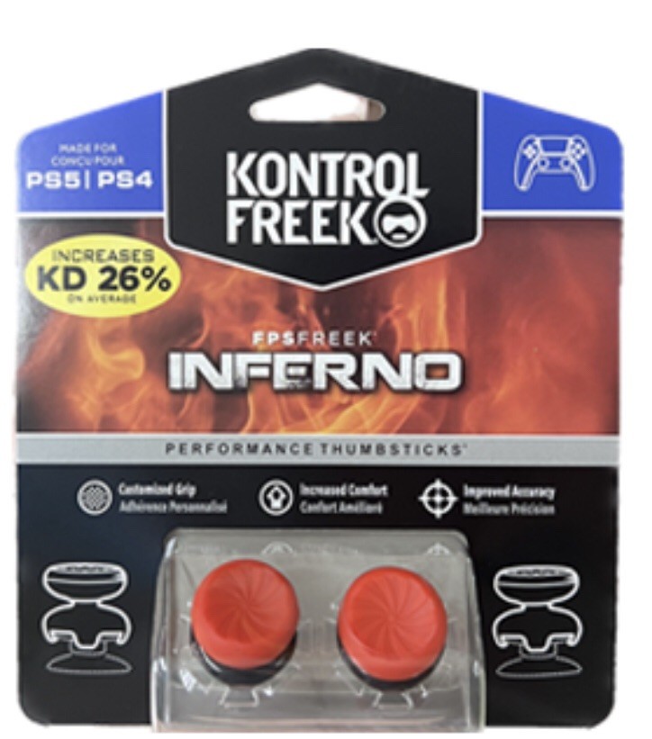 KontrolFreek FPS Inferno Controller for PS4 PS5 Red