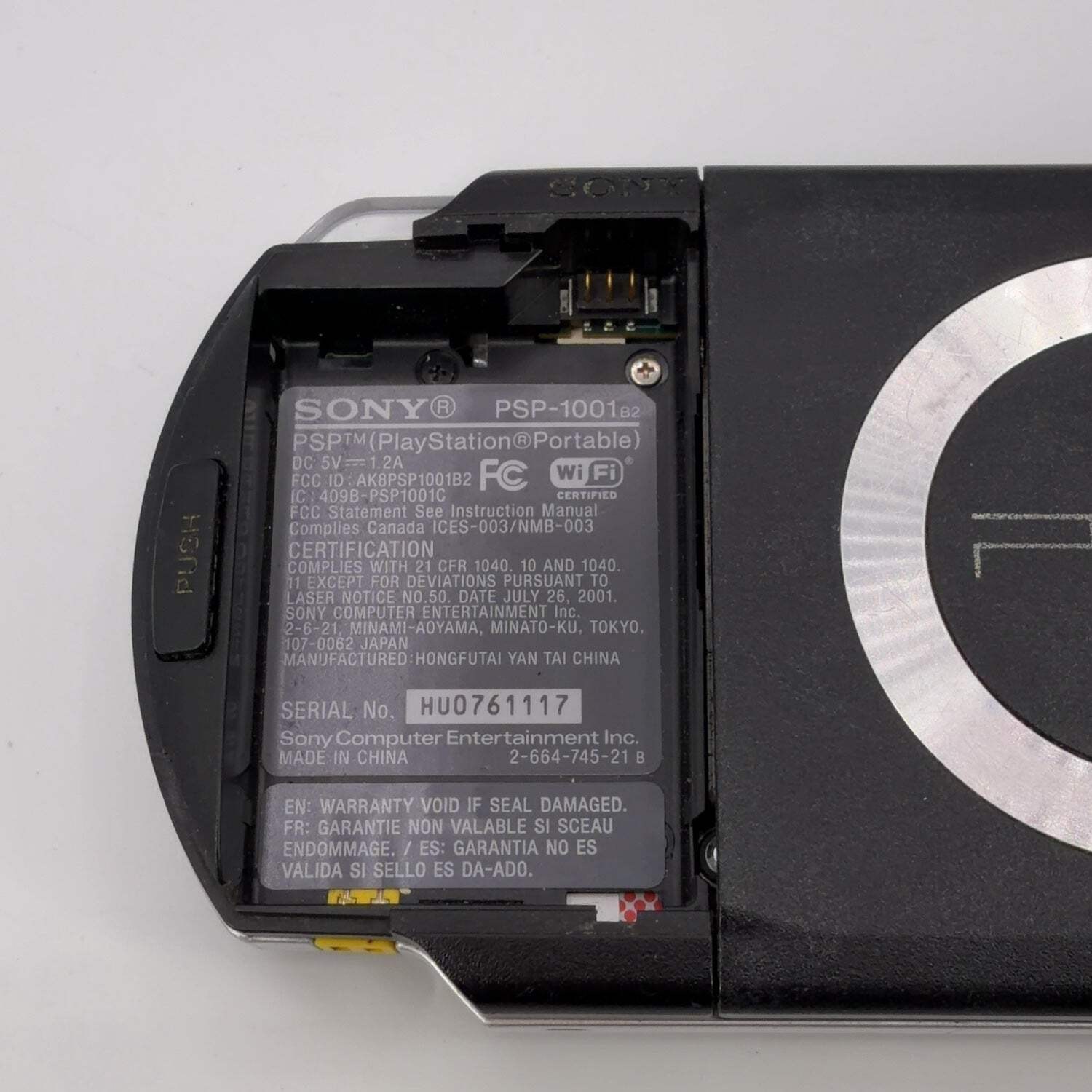 Sony PSP Handheld Console Only PSP-1001 For Parts And Repair AS IS No Battery