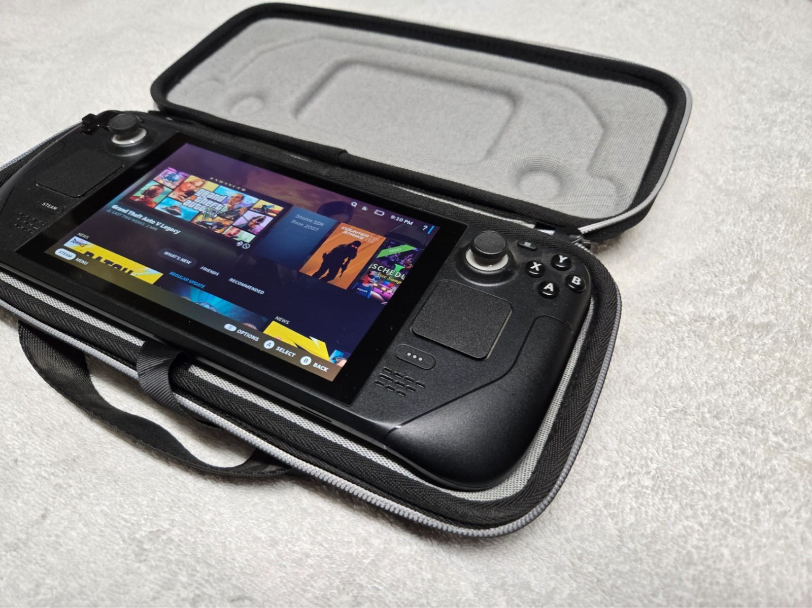 Valve Steam Deck 512GB Handheld Gaming Console – Case included, no charger