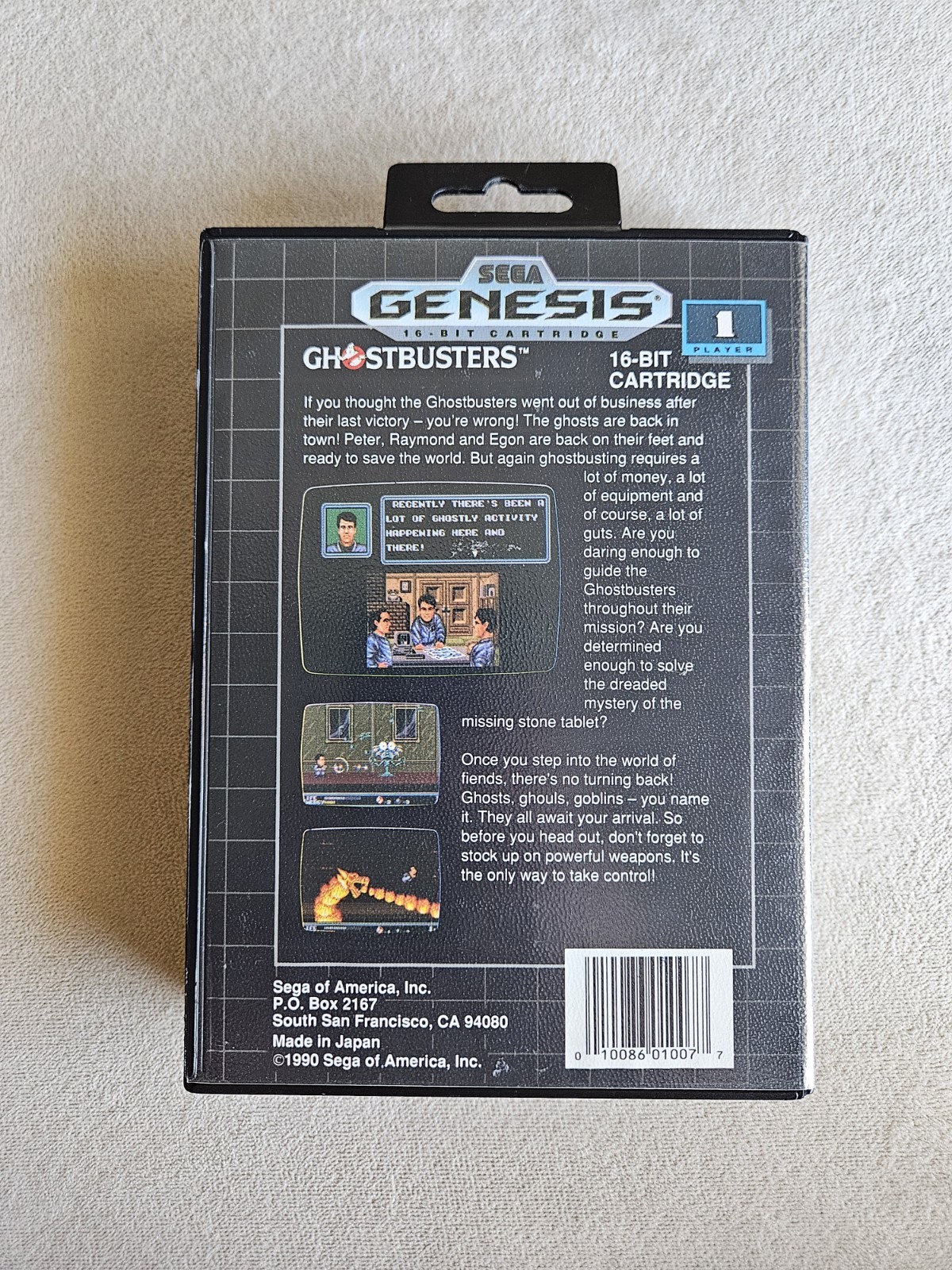 GHOSTBUSTERS SEGA GENESIS COMPLETE IN BOX VERY GOOD CONDITION