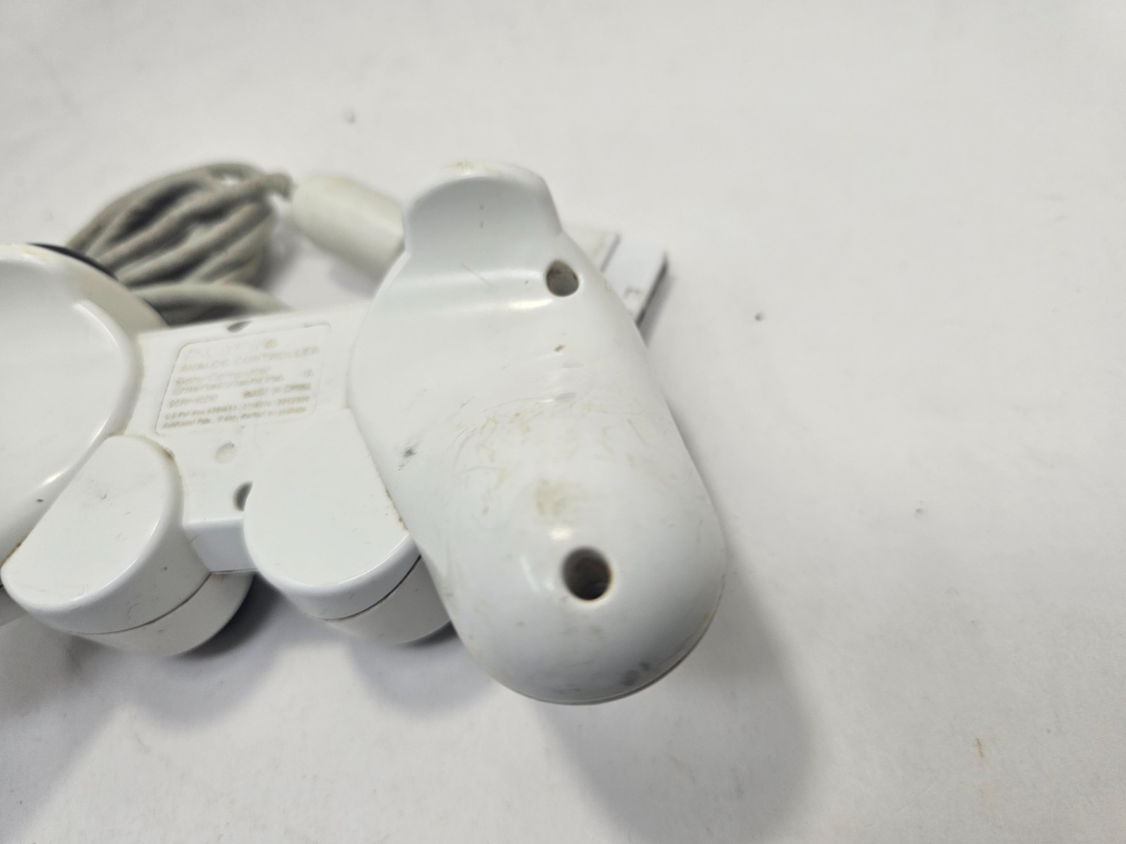 Sony PlayStation 2 PS2 DualShock 2 Wired Controller Ceramic White OEM SCPH-10010