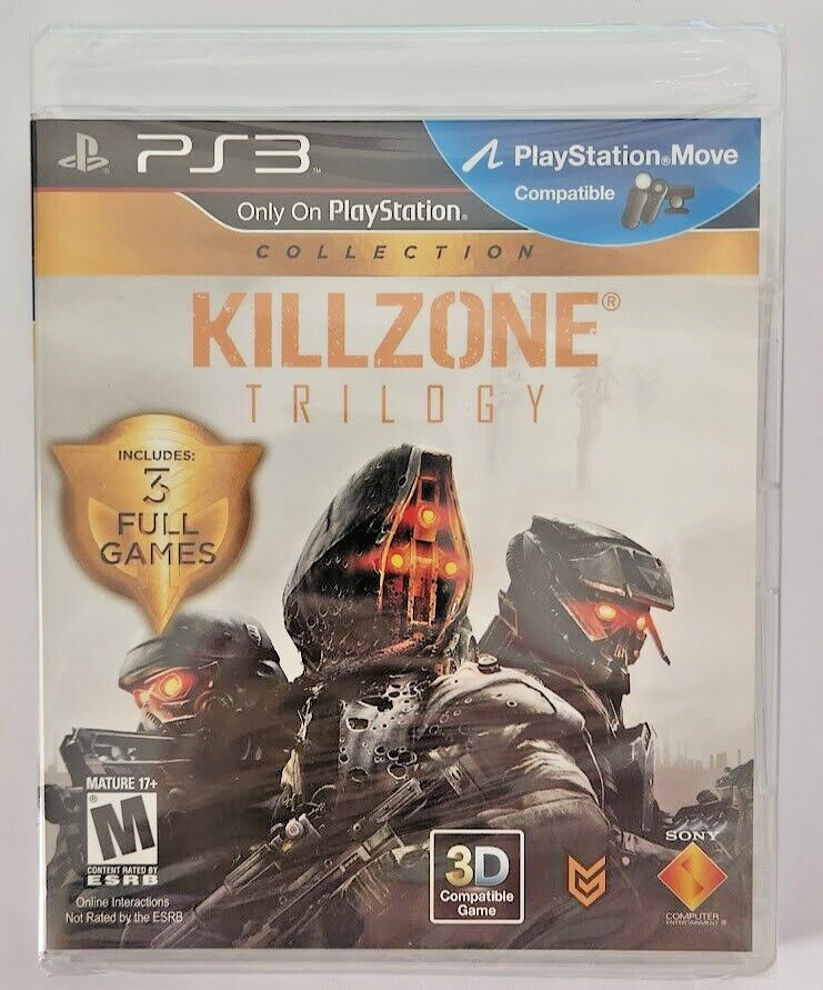 Killzone Trilogy PS3 Brand New Game (2012 First-Person Shooter)