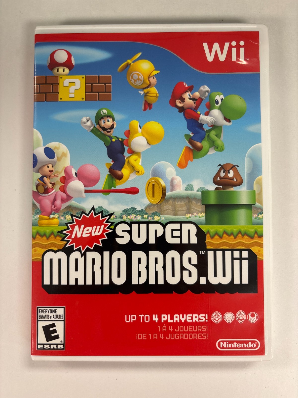 Case and Manual Only NO GAME New Super Mario Bros Wii Nintendo Wii Authentic
