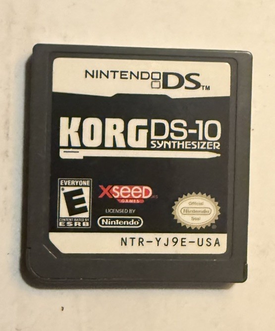 Korg DS-10 Synthesizer Nintendo DS Cart USA Ver XSeed TESTED Music Production