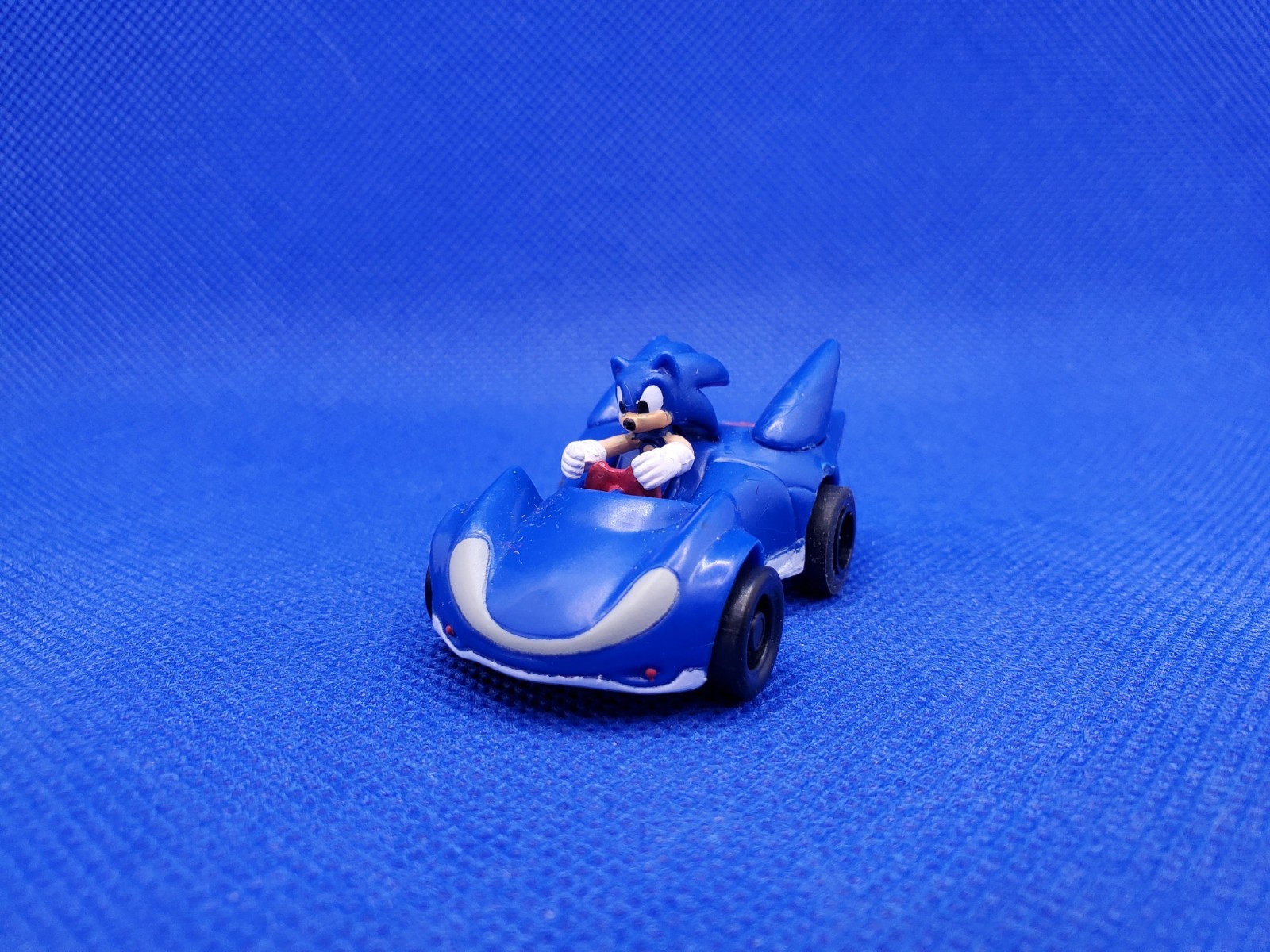 Sonic The Hedgehog Pull Back Gacha Blue Car Racer Tomy Mini Toys Official Sega