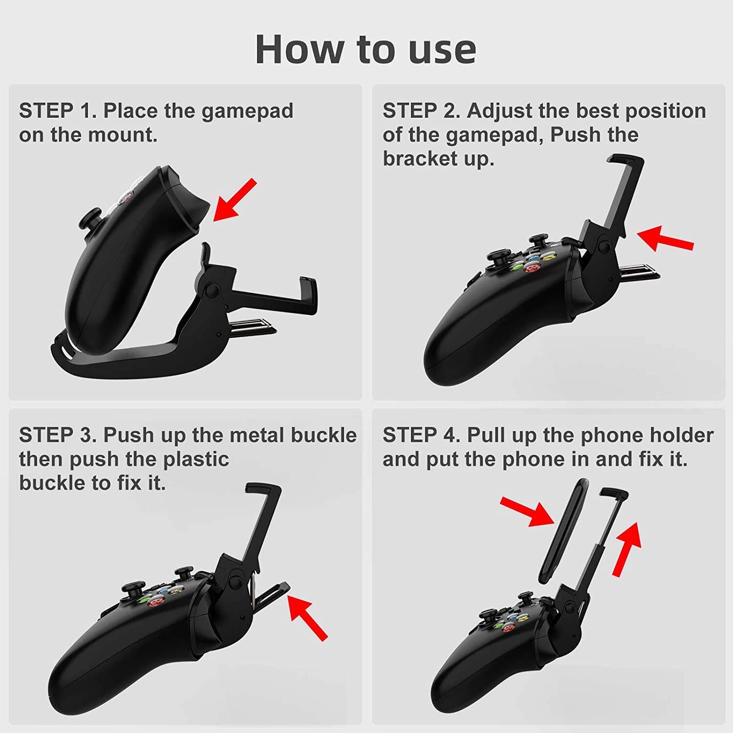Wireless Controller foldable Phone Mount Phone holder for Xbox
