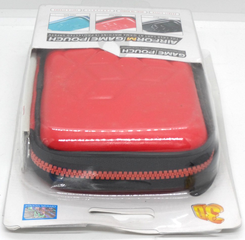 New ~ AIRFORM 3D Flame Red Game Pouch Nintendo DS Lite DSL Case Japan nds nib