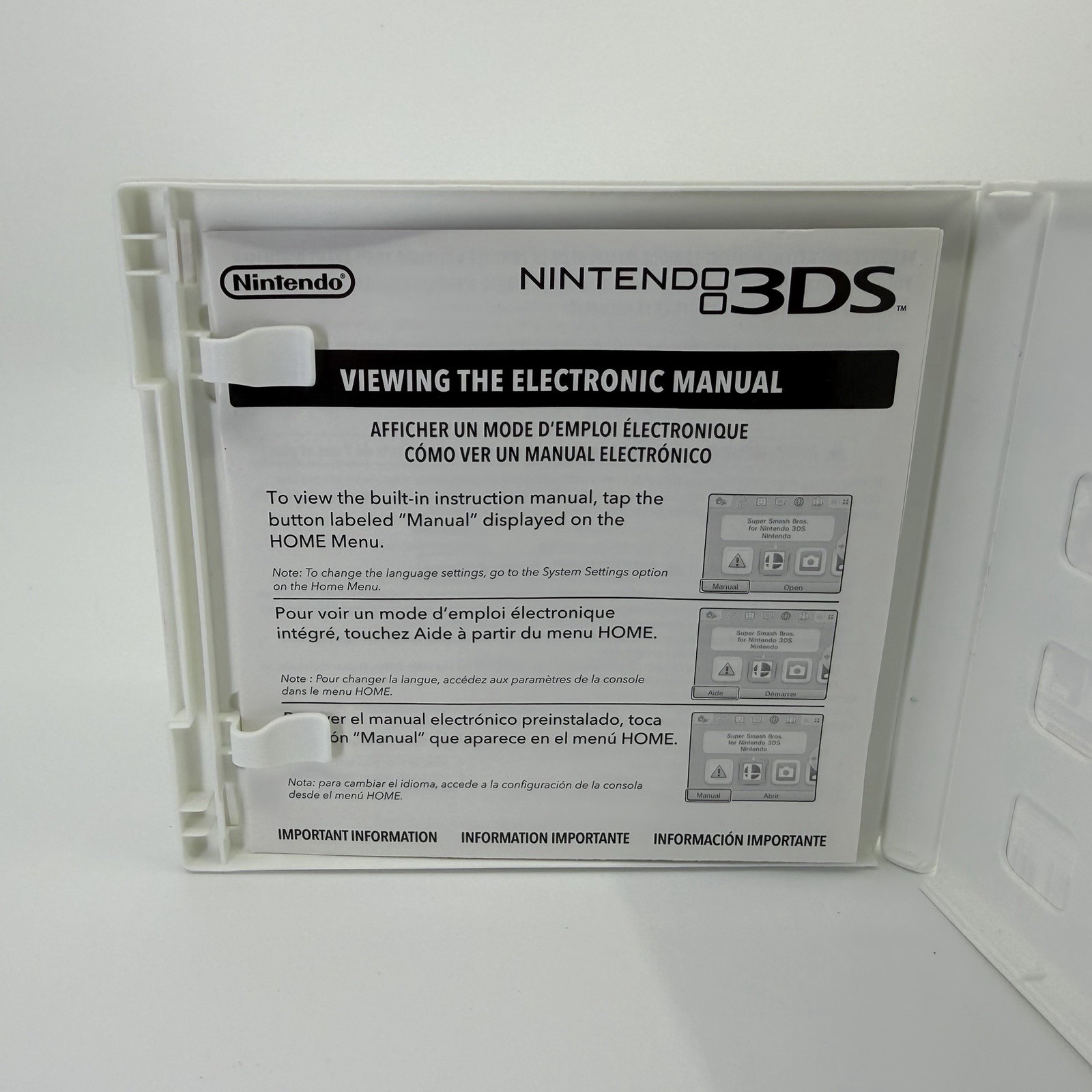 Pokemon Y Nintendo 3DS Case & Cartridge Only Tested w/ a Insert