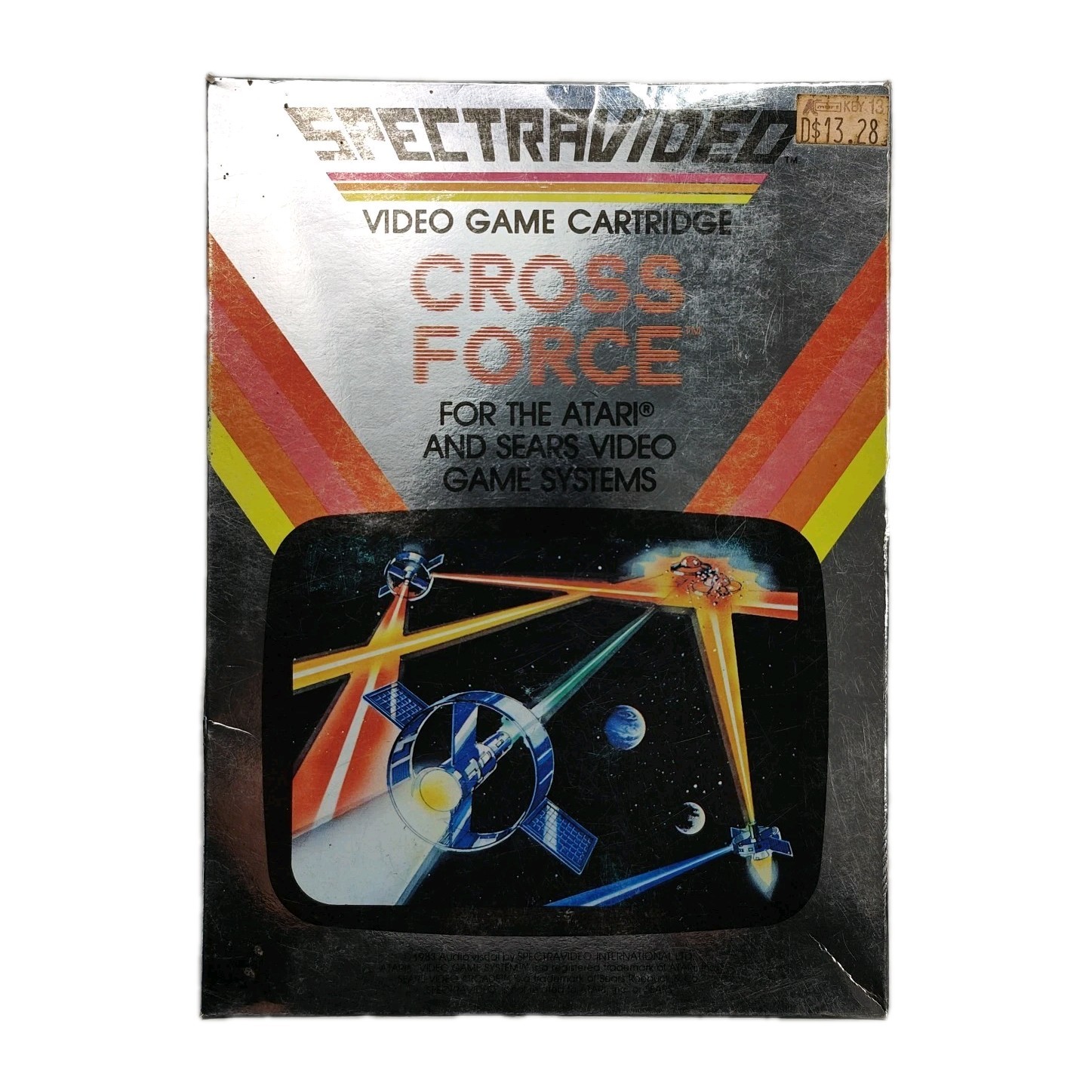 Atari 2600 Cross Force Game Spectravision 1982 CIB Complete in Box Collector