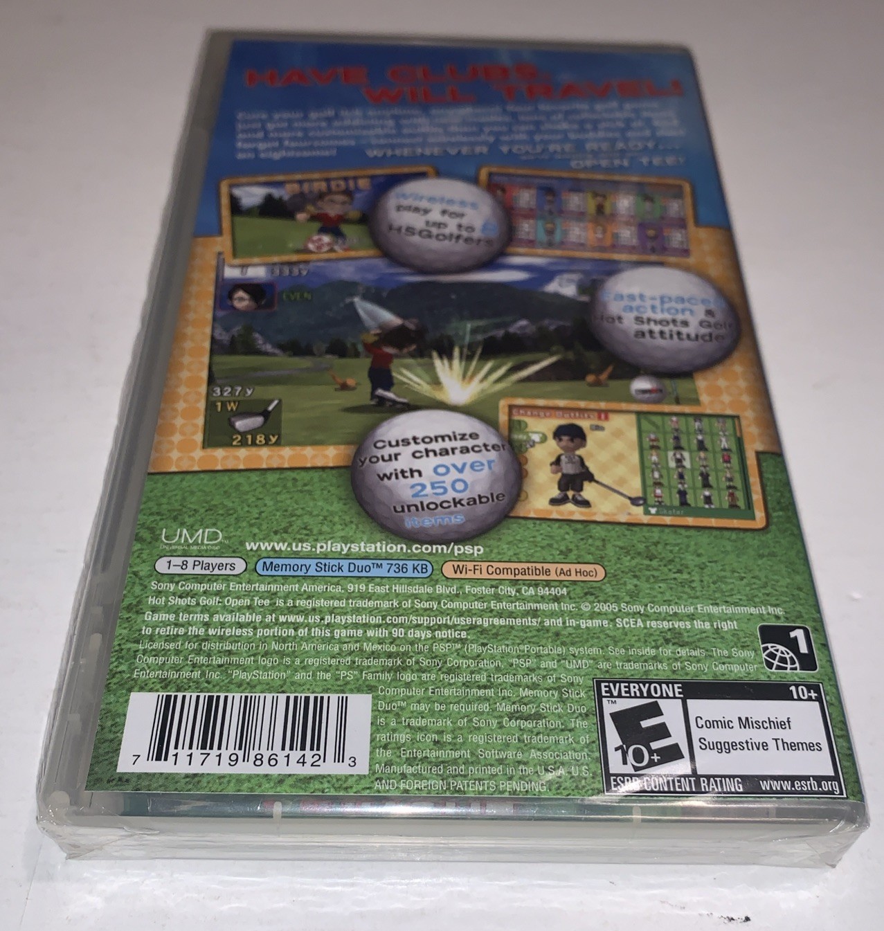 Hot Shots Golf: Open Tee (Sony PSP, 2005) GREATEST HITS FACTORY SEALED (J315)