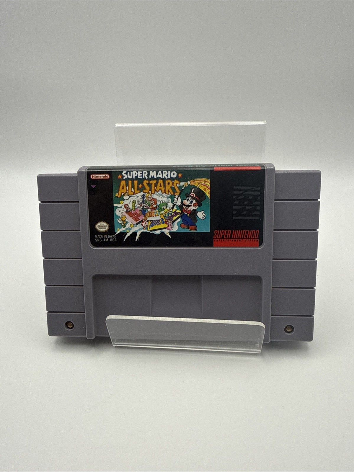 Super Mario All Stars (Super Nintendo SNES) Video Game Cart. Authentic & Tested
