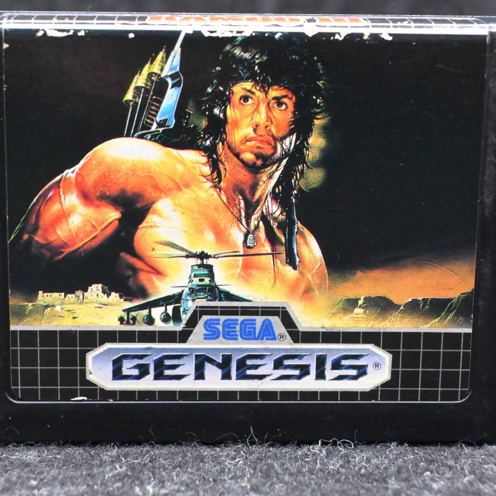 Rambo III (Sega Genesis, 1989) Tested And Works Great! Game Cartridge Only