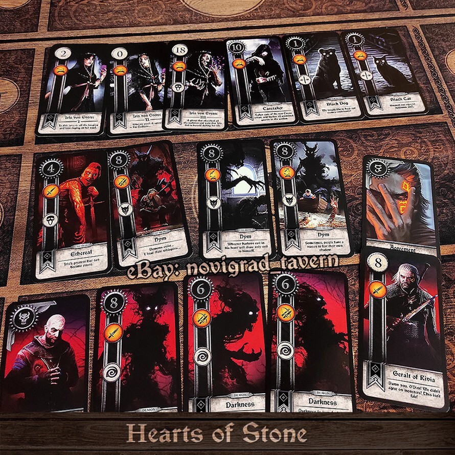 Gwent cards 2.0 – Witcher – 2 custom decks – Ofir and Hearts of Stone
