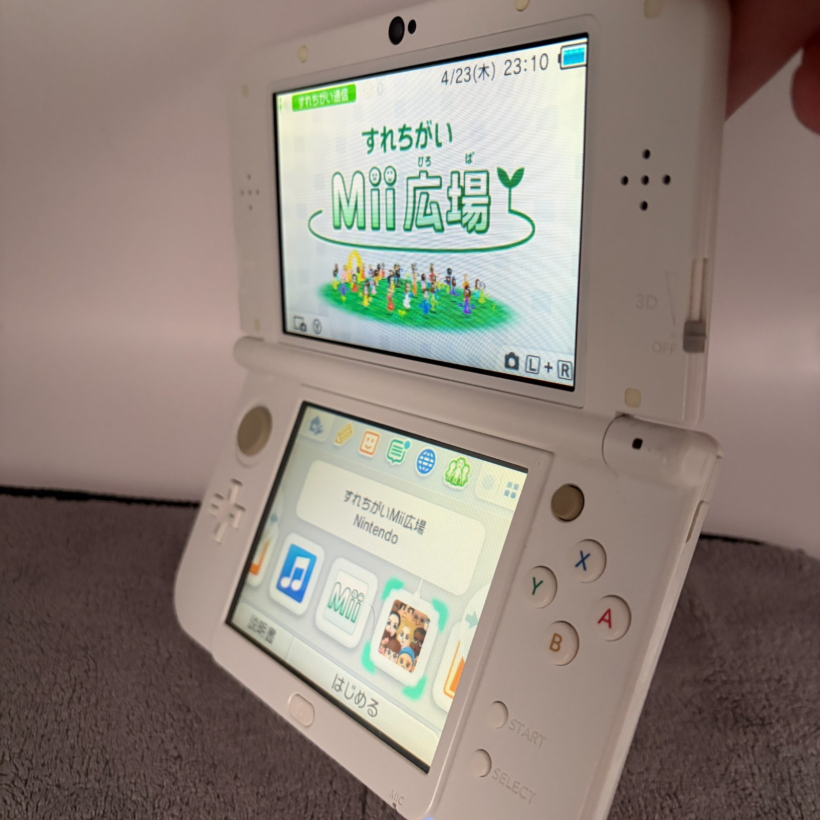【Excellent5】Dual IPS NEW Nintendo – white rare 3DS LL XL Gmae Console From Japan
