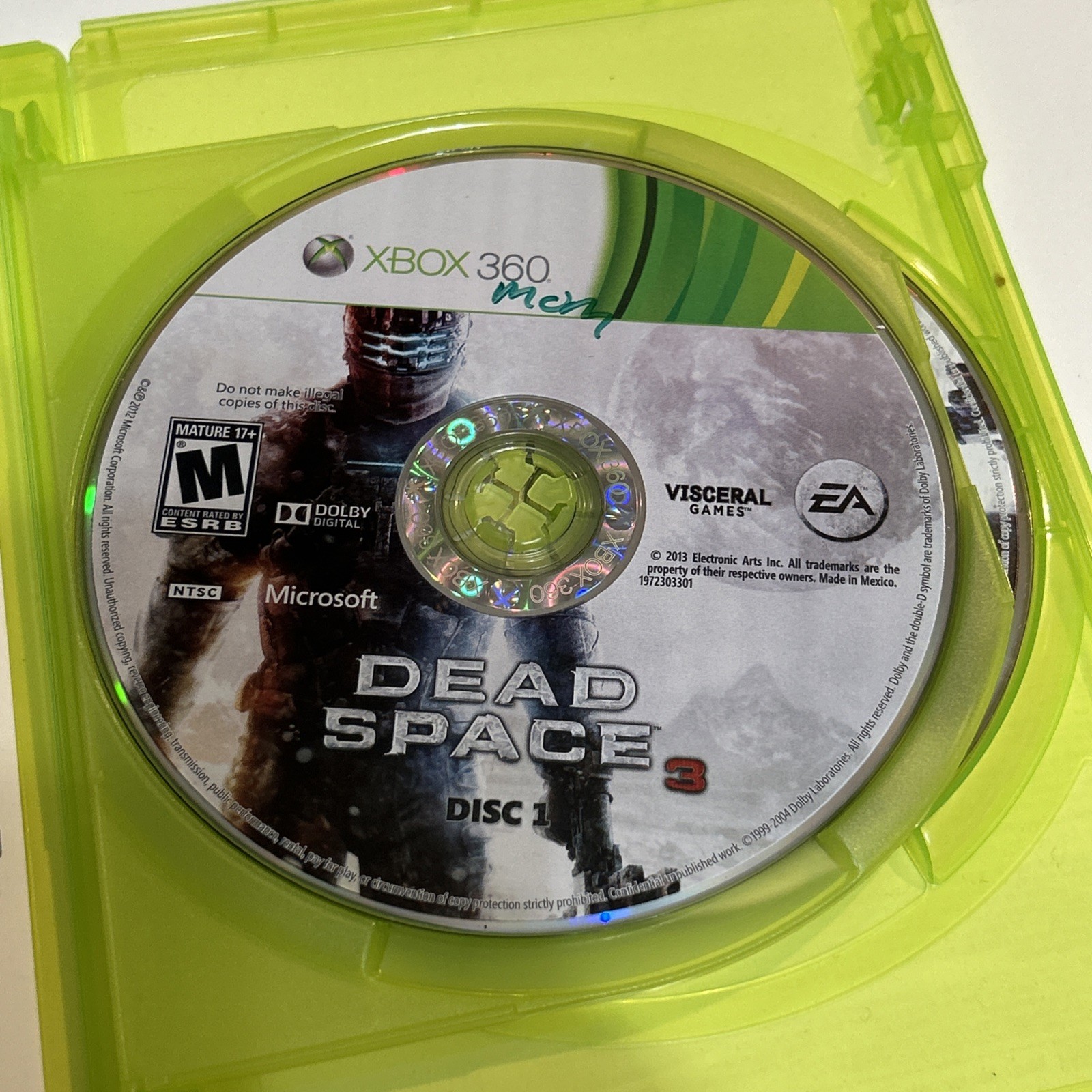 Dead Space 3 Limited Edition Xbox 360 Tested 2 Disc w/ Case Insert