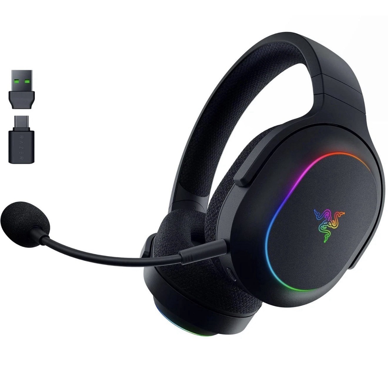 Razer Barracuda X Chroma Wireless Gaming Headset, 2.4GHz/Bluetooth, 70-Hour Batt